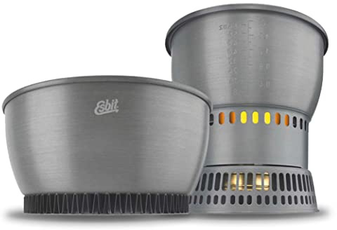 Esbit ESB87079 Cuchillo a Lama Fissa,Unisex - Adulto, Negro, un tamaño