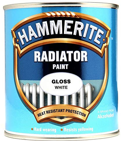 Hammerite Radiator Enamel Gloss White 500ml