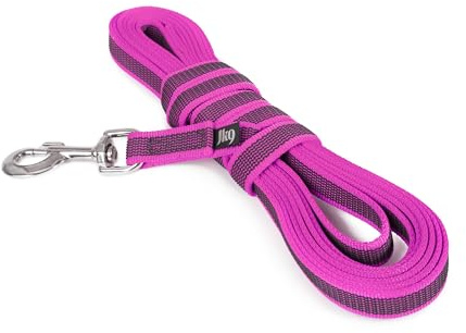 Julius K-9 Color & Gray 216GM-PN-S5 Gummerat Koppel, Rosa, 20 mm x 5 m