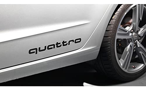 Audi 4G0064317AY9B Dekorfolie Quattro Schriftzug, schwarz