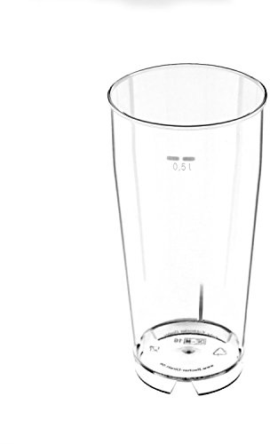 50 Stück 0,5L Mehrwegbecher Willybecher PC (PolyCarbonat) glasklar [Made in Germany]