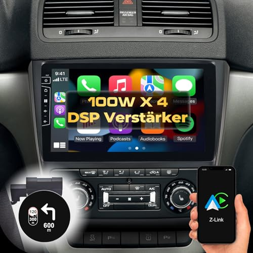 DYNAVIN Android Autoradio Navi für Skoda Yeti 2009-2017, 10,1 Zoll OEM Radio mit Wireless Carplay und Android Auto | Head-up Display | Inkl. DAB+: D9-151 Premium Flex