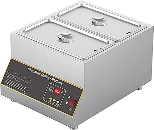Melting Pot per Cioccolato Controllo Digitale Macchina per Temperare Cioccolato Professionale 1-4 Serbatoio Macchina per Melting Pot per Cioccolato Elettrica Commerciale | 0-85℉ Regolabile (grigl
