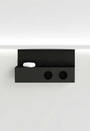 Naber 8041230 transFORM Powerbox för relingsystem, svart matt