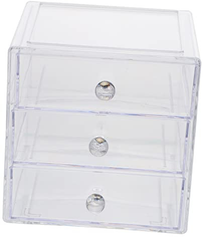 HAPINARY Mehrschichtige Aufbewahrungsbox Kosmetik Transparente Schubladenbox Organizer Schönheitsprodukte Sortierbox Für Schminktisch