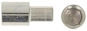 5er Set Universal Stiftverlängerung für Fenstergriffe, verzinkter Stahl, Vierkant 7×7 mm, passgenauer Stiftvorstand-Adapter für Holz-, Kunststoff- und Aluminiumfenster