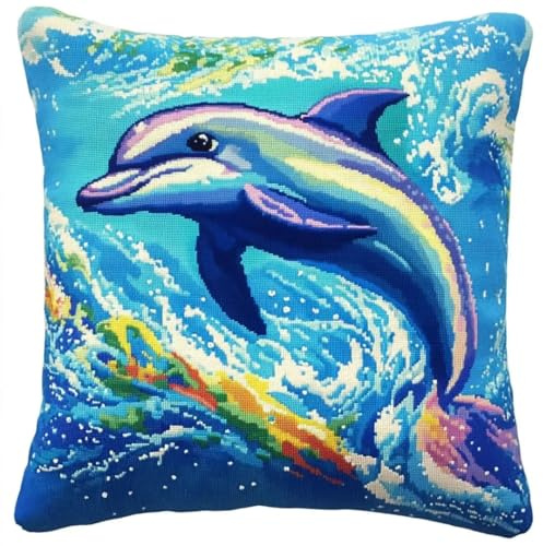 XDEGHUANGSS Cojín de nudos para anudar, juego de anudar regalos hechos a mano, alfombra de anudación para niños y adultos, juego de manualidades de bordado para principiantes decoración del hogar, 17