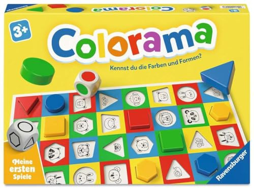 Ravensburger 12010013 Colorama - Mina första spel: barnspel, spel från 3 år och uppåt, för 1-6 spelare, present till flickor eller pojkar