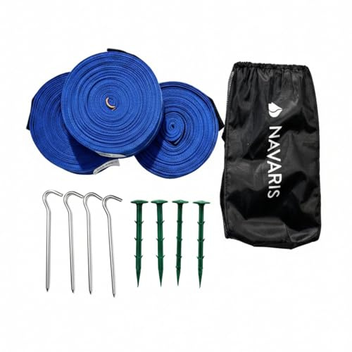 Baoblaze Volleyball Line Court Marking Kit With Strap Center Indicators Metal Anchors Storage Bag Stable Layout Suitable for sand matches grassy fields outdoor