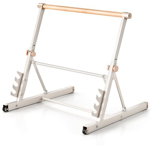 Barre de Ballet réglable en Hauteur, Barre de Danse autoportante et Pliable pour Exercices de Danse à Domicile