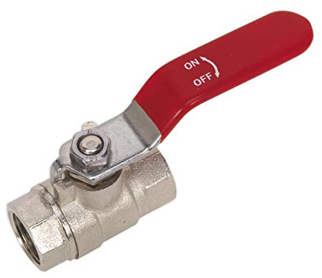 Sealey SA907 Kugelhahn-Hebel 9,5 mm (3/8 Zoll) BSP-Innengewinde x 9,5 mm (3/8 Zoll) BSP-Innengewinde