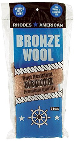 Homax - 33873123019 Medium Grade Bronze Wool, 3 pad