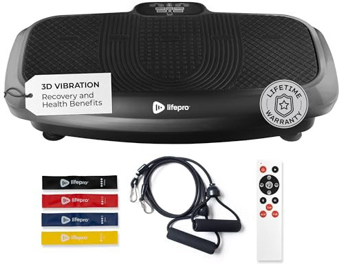 LifePro Turbo 3D Vibration Plate Exercise Machine for Home, Dual Motor Oscillation & Pulsation, Whole Body Workout Equipment