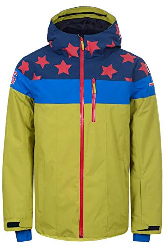 Icepeak Herren Skijacke Centertown 456101 grün-blau Gr.46