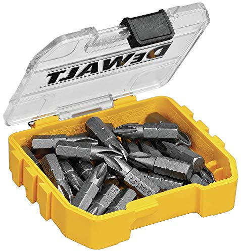 DEWALT Screwdriver Set, Phillips #2, 1-Inch, 25-Piece (DWAF2002B25), Yellow