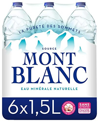 MONT BLANC - Eau Minérale Naturelle 6X1.5L - L'unité
