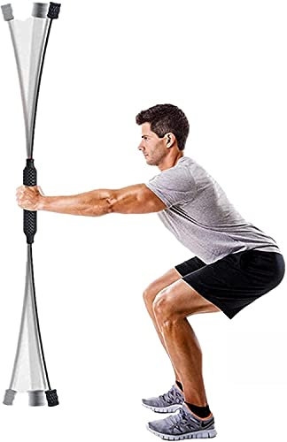 Sport Schwingstab Fitness Swingstick Schwerkrafttrainer zum Trainieren der Tiefenmuskulatur Elastische Fitnessstange, Gewichtsstange, Gym Yoga Muskelaufbaustange, Fitness Elastische Tremorstange Geeig