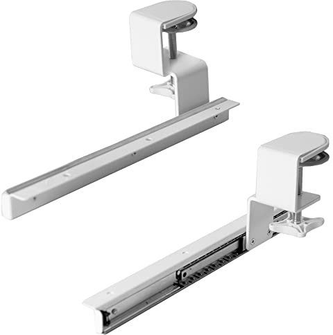 VIVO Mount Rail 02W Klemme und 30,5 cm Schienen-Set für DIY Tastaturablage