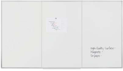 Bi-Office Outsize – Magnetisches Whiteboard, 180 x 100 cm, lackierte Stahloberfläche, Aluminiumrahmen