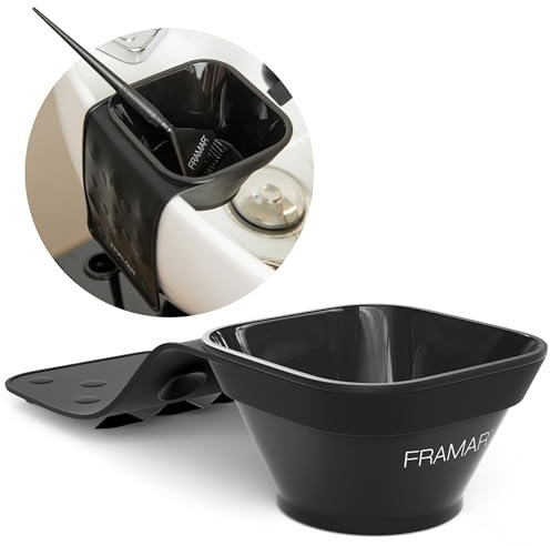 FRAMAR Toning Tub Haarfärbeschale – Haarfärbeschalen für Friseure, Haarfärbeschale, für Waschschale für Friseure, Haarfarbenmischschale für Haarfärbemittel, Haarschale, Haarfärbeschalen – 2 Stück