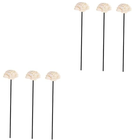 Garneck 6 Stück Rattan Trockenblumen Heimdekoration Aromatherapie Zubehör Aromatherapie Pflanze Trockenblumen Trockenblumen Für Zuhause