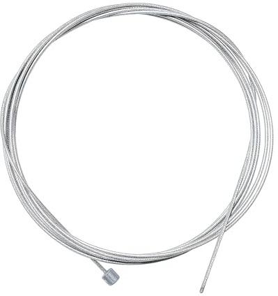 Qrity 1 Pièces Câble de Vitesse de Vélo, Câble de Manette de Vitesse 2,1 Mètres Long, Câble de Vélo Dérailleurs per Arrière, pour Vélo de Montagne et de Route