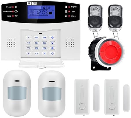 Sistema di sicurezza domestica, Di allarme di sicurezza for la casa GSM Tuya App Control Kit antifurto con sensore porta(G2BT20)