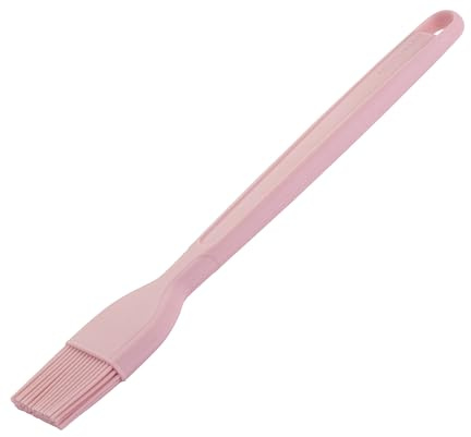 FACKELMANN x Pamela Reif Silikon-Backpinsel – 25 cm, Aus Platin Silikon in Pastell Rosa, Spülmaschinengeeignet, Temperaturbeständig von -40 °C bis Plus 100 °C – Designed in Germany