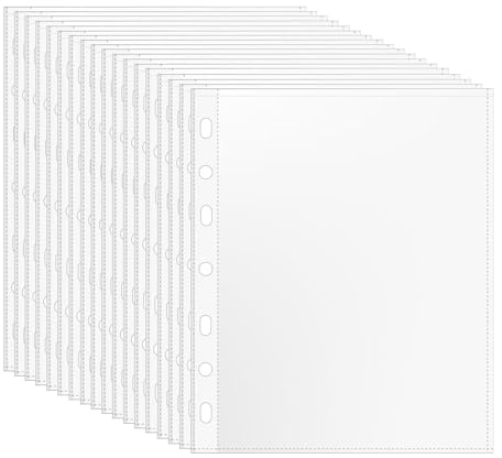 50 Piezas Fundas Plastico A5, 21.5 X 155cm, para Fotos, Postales, Papel