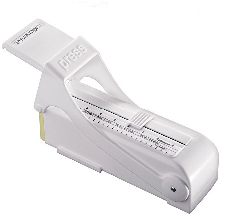 KitchenArt Buttermate Butter Cutter Slicer, Butter Measuring Dispenser and Keeper, White