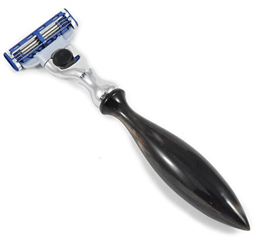 Parker 51M Real Buffalo Black Horn Mach3 Razor