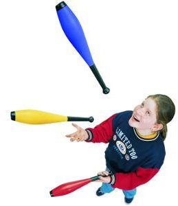 Megaform Jonglierkeulen-Set Jugglebug Clubs