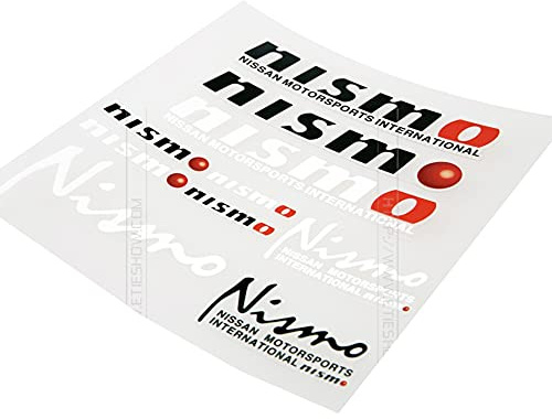 OTFAITP Pegatinas de Coche de Moda Auto Deportes Emblema Estilismo Calcomanía for Niss-an Nismo Juke X-Trail Qashqai Tiida Pathfind
