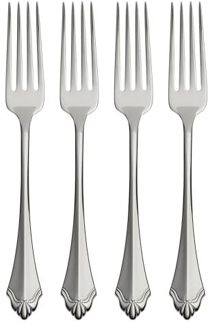 Oneida 2915004A Kenwood Fine Flatware Dinner Forks, Set Of 4
