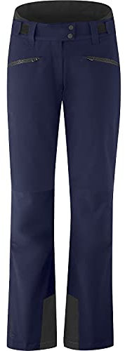 Maier Sports W Backline Pants Blau - Daunen Warme wasserdichte Damen Primaloft Skihose, Größe 38 - Farbe Night Sky