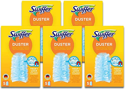 Swiffer Staubwedel Staubanzieh- und Staubschutzwedel, Ersatzeinlagen 25 Stück (5 X 5)