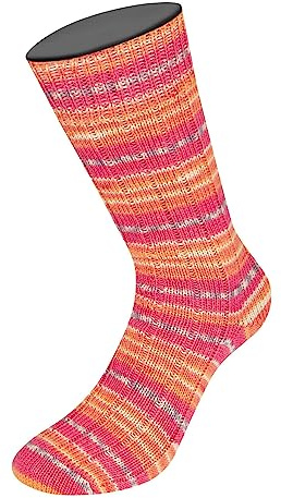 MEILENWEIT 100g Socktober 4326 - Pinke Socke
