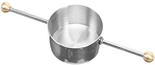 UPKOCH Shot Glasses Stainless Steel Bar Jigger with Handle Measuring Tool Bar Measuring Cup Bartending Drink Measuring Cup Double Bead Measuring Tool for Bartenders Shot Glass