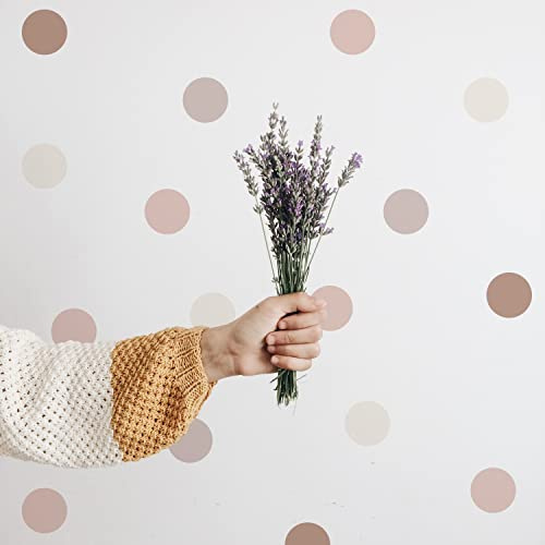 Neukids 72 st Boho prickar väggklistermärken, prickar väggtatuering väggdekoration boho, vardagsrum sovrum babyrum barnrum flickrum dekoration