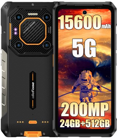 Ulefone Armor 26 Ultra 5G Two-way Satellite Rugged Smartphone, 24GB+512GB, 120W Fast 50W Wireless Charge, 120Hz 6.78 Corning Gorilla Glass, Android 13, 50MP Triple+64MP, 4G 3-Card Slot Phones Black