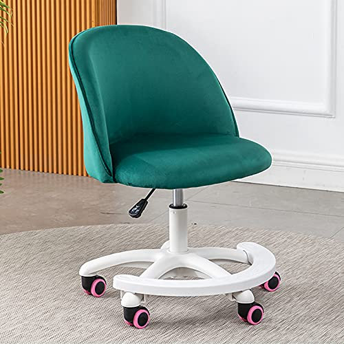 Ergonomischer Kinder-Schreibtischstuhl mit Rollen und höhenverstellbar, 55 x 56 x 68 cm, 78,7 cm, Grün