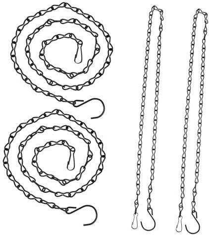 CIMAXIC Chaînes De Suspension Robustes Avec 90 Cm Pour Mangeoires À Oiseaux D'extérieur Carillons Éoliens Et Décorations