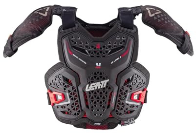 LEATT Pettorina 4.5 Hybrid Pro Junior #S/M 134-146cm Nero