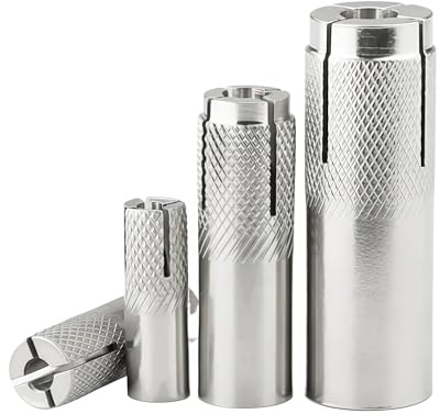 Einschlag-Spreizdübel aus Edelstahl 316 – M6 M8 M10 M12 Bolzenschraube(3pcs,M6)