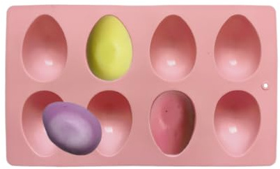in silicone da cioccolato di Pasqua 8 cavità antiaderenti riutilizzabili