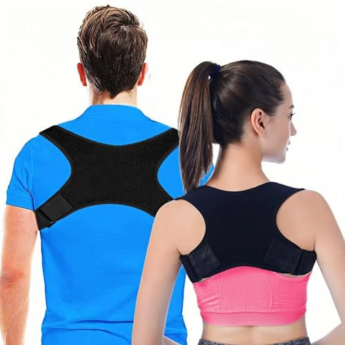 Vaunn®Corrector Upper Back Brace for Women and Men Neck Shoulder Back Support Brace Pain Relief Belt for Women Men Braces Spine Straightener Breathable
