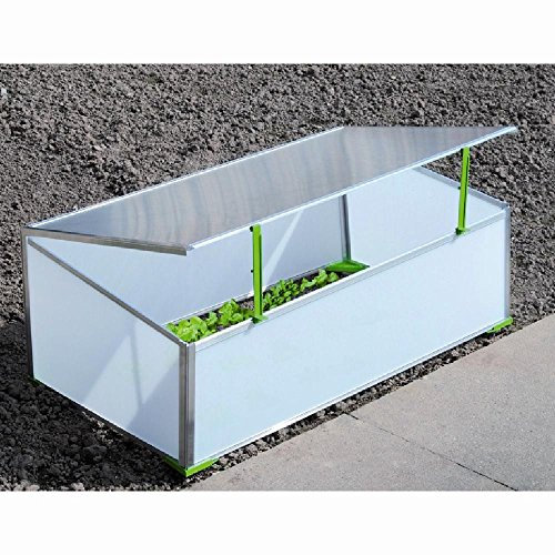 Gartentec Aufzucht Frühbeet Einfach 0,57 qm, 4 mm starke Hohlkammerplatten, Made in Germany