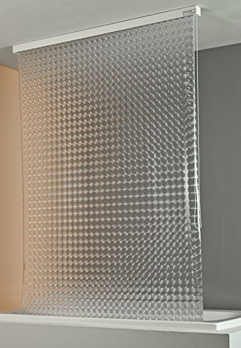 ECO-DuR,4024879003579,Ersatzvorhang Kassetten Duschrollo Seitenzug 134cm - Kreisel