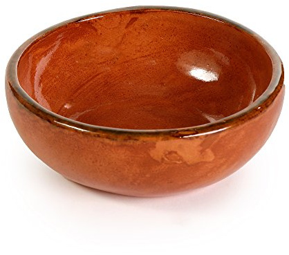 Ancient Cookware, Mexican Clay Soup Bowl, Plain, 20 Ounces