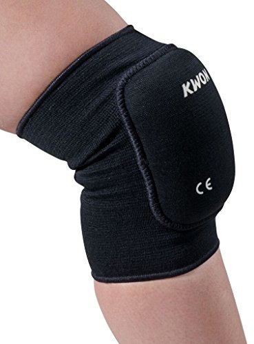 Kwon Knieschützer Stoff verstärkt schwarz